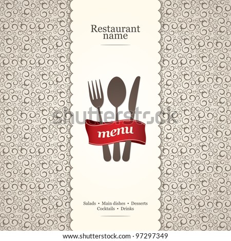Menu for restaurant cafe bar coffeehouse Menu for restaurant cafe bar coffeehouse