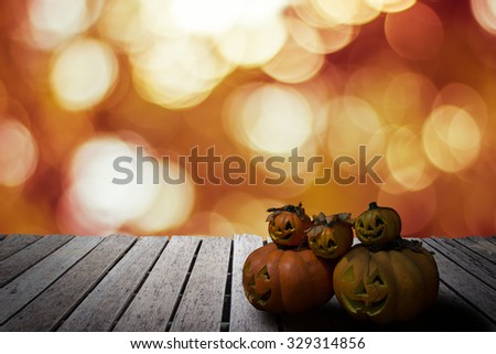 Halloween  or  Bokeh background