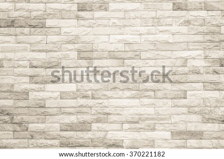 Black and white brick wall texture background / Wall texture background flooring interior rock stone old pattern clean concrete grid uneven bricks design stack.