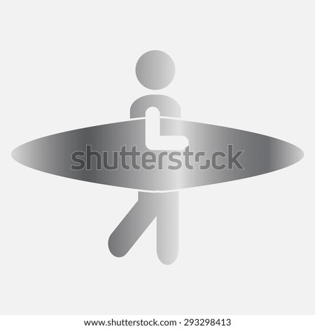Silver surfer Free Vector / 4Vector