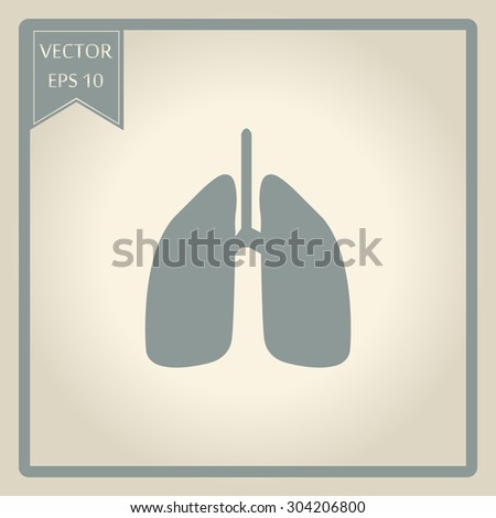 Human lung. Medical background. Health care