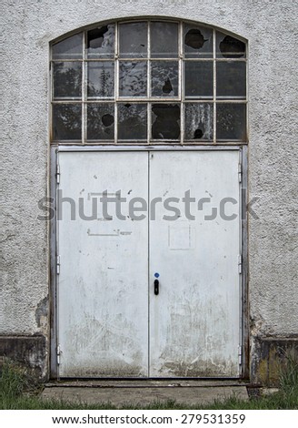 Old factory door
