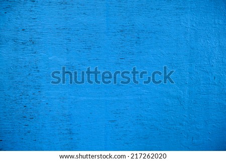 Background. Shabby blue plywood.