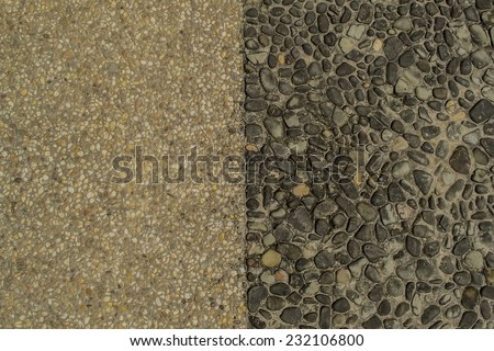 The background texture. The stones on the beach two colors.
