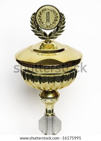Trophy or medal on isalated white
