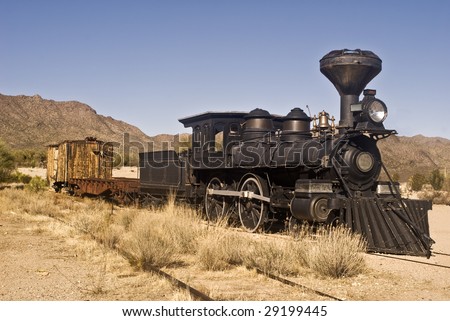 Old Western Train outside Tucson, Arizona