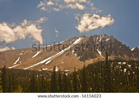 Mt. Wheeler (13,000 feet plus) from Great Basin National Park outside of Las Vegas