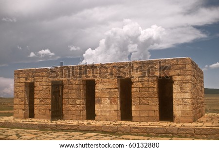 Old Stockade ruins at Fort Union National Monument in New Mexico