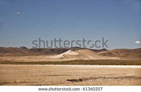 Sand Mountain National Recreation Area - These dunes are a few of the \
