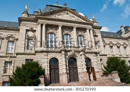 court of appeal in Colmar - Alsace - France
