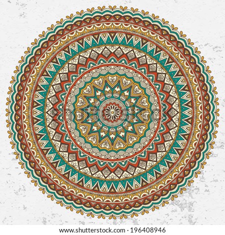 Mandala Round Ornament Pattern Mandala Round Ornament Pattern