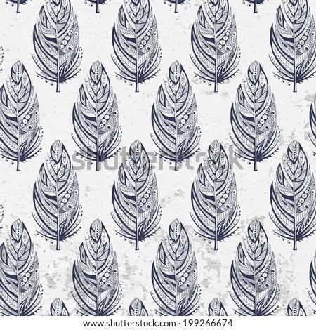 Abstract seamless pattern. Hand drawn abstract background. Decorative retro banner. Can be used for banner, invitation, wedding card and others.