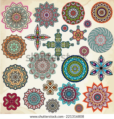 Mandala Round Ornament Pattern Vintage decorative elements Hand drawn background Islam Arabic Indian ottoman motifs Mandala Round Ornament Pattern Vintage decorative elements Hand drawn background Islam Arabic Indian ottoman motifs