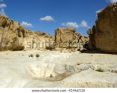 Vadi Peres, Negev desert.The Negev is the desert region of southern Israel. The indigenous Bedouin citizens of the region refer to the desert as al-Naqab.