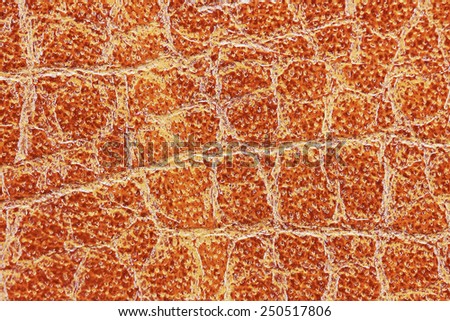 Stone texture background of close up photography by orange pvc vinyl