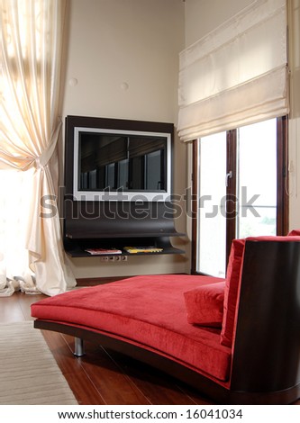 stock photo luxury home interior