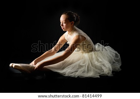 Ballet Dancer Sitting