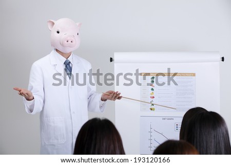 the image of professor teaching healthy eating