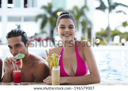 people enjoying cocktails at a resort at Boracay in Philippine