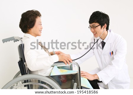 The image of doctor and patient in Korea, Asia
