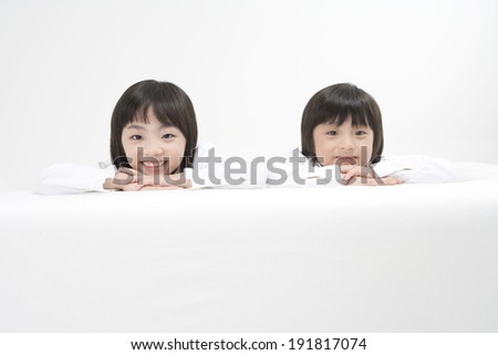The image of smiling children in Korea,Asia