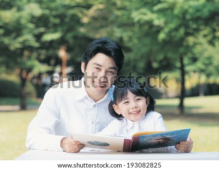 The image of family in Korea,Asia
