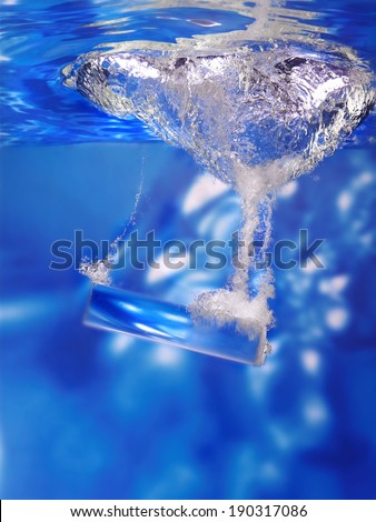 The depiction of water spout