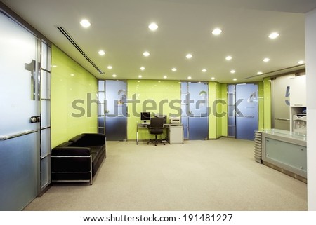 The depiction of office set up