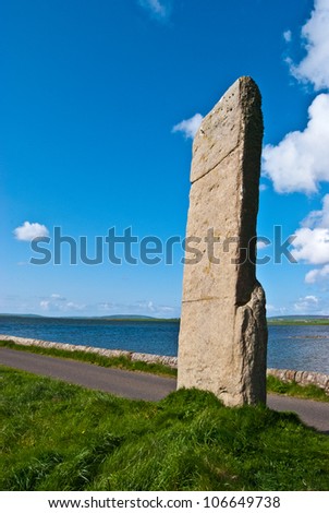 beautiful landscape on the Mainland of the Orkney Islands