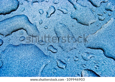 backgroung of raindrops on a clean surface