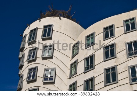 dancing house called Ginger and Fred in Prague