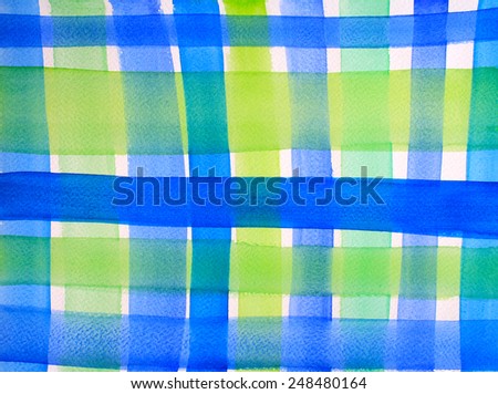 Checkered background in blue and green
