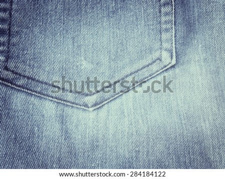 pocket  jean,vintage filter