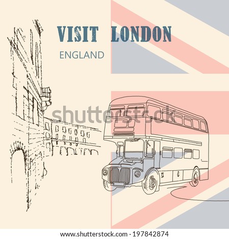 Travel, travel, London, bus, building, England, comfort, leisure, tour