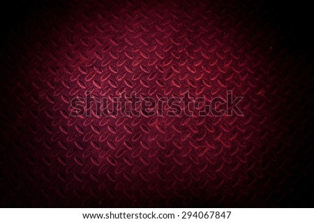 Pattern diamond metal plate ,A diagonal pattern on red purple metal texture background