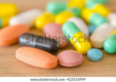 medical capsule or pill or drug