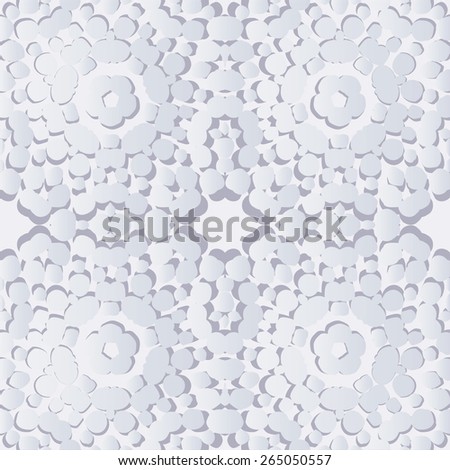Abstract delicate floral seamless background, raster graphics.