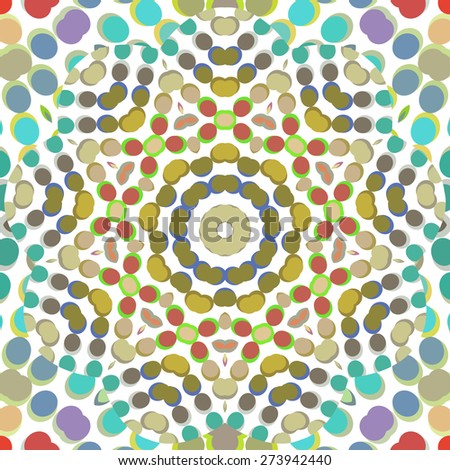 Polygon flower color seamless background, raster graphics.