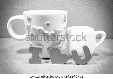 A cup of love with \