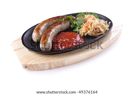 Sausages In Pan