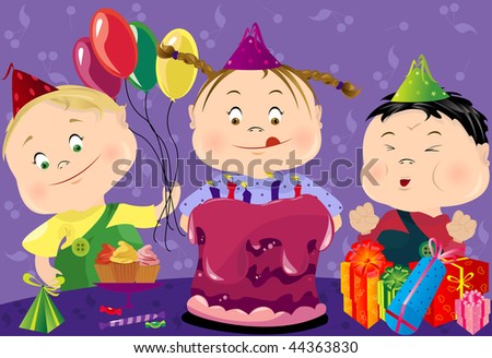 Birthday Party Hat Cartoon. party hats,irthday party