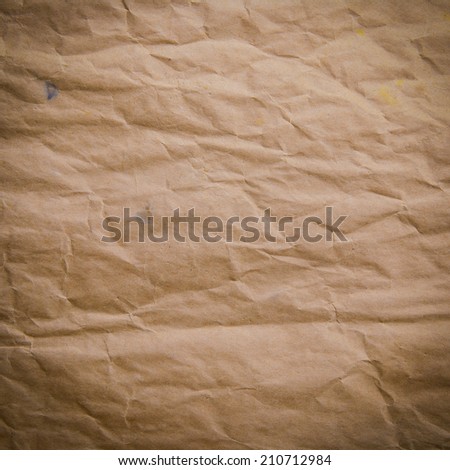 Old Crumpled Rough Paper