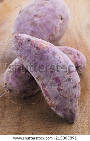 Purple Colored Sweet Potatoes