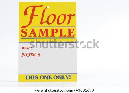 blank floor sample sale