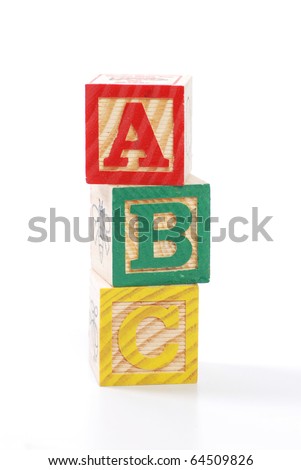 letter blocks. letter blocks isolated on