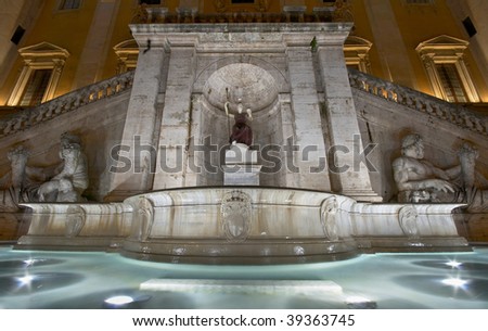 Rome. Fountain Fontana della