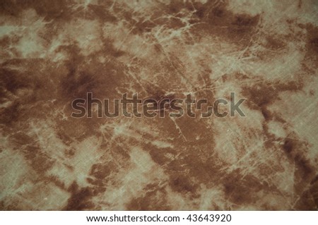 rust and white swirl pattern cotton sheet