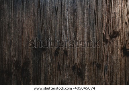Texture of dark  brown wooden surface