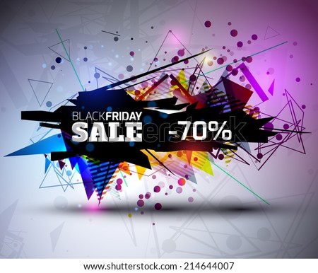 Black Friday Sale Abstract Vector Illustration for your business artwork Black Friday Sale Abstract Vector Illustration for your business artwork
