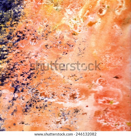 grunge texture watercolor orange violet background